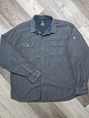 Kuhl Descender Flannel Button-up Longsleeve Shirt Sz XXL